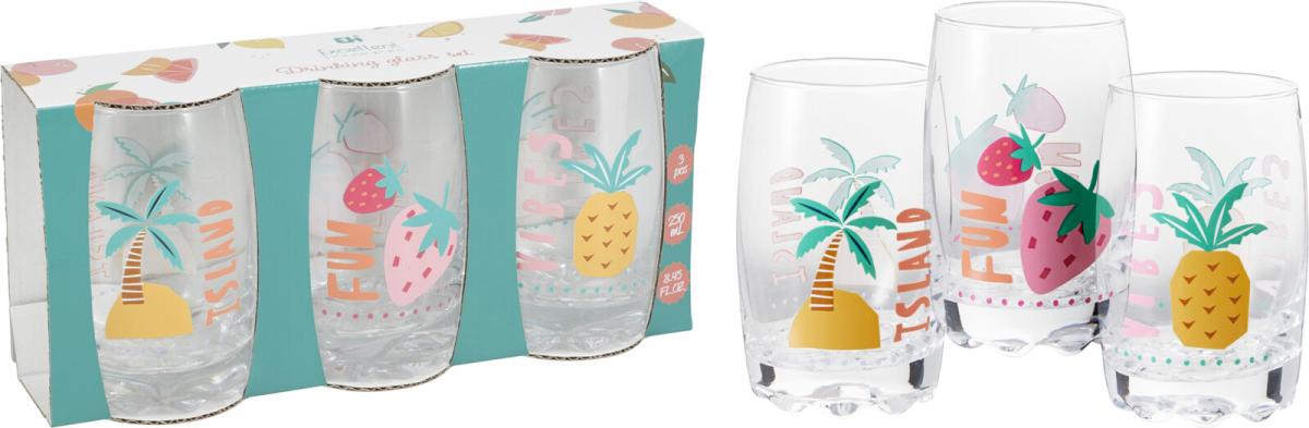 Комплект 3 чаши 250 мл Sea you - Чаши