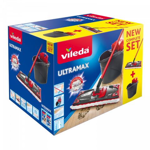 Комплект за почистване Ultramax Box Vileda, снимка 2 - Мопове