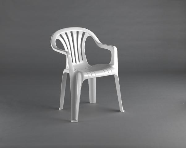 Стол Вела, бял - Pvc столове
