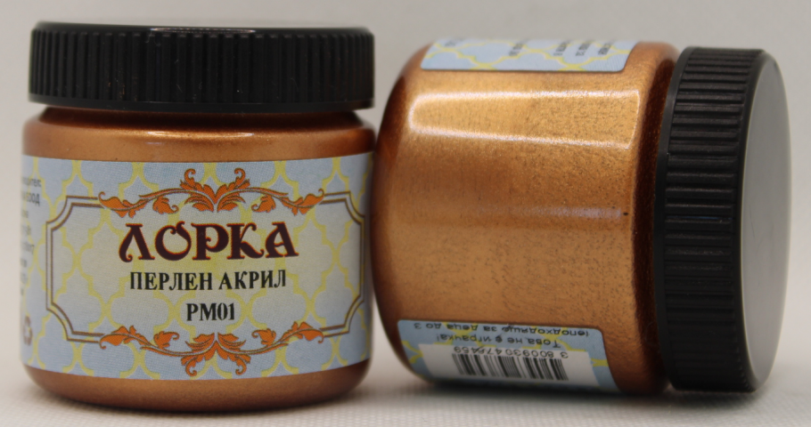 Перлен акрил Лорка 90 г мед - Ефектни бои за стени