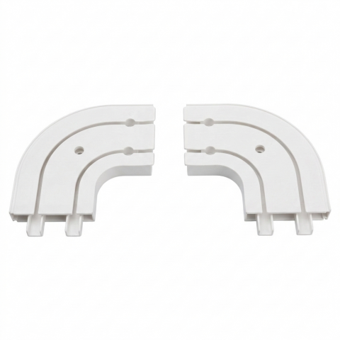 Завършващ ъгъл ляв и десен 2 броя бял - Аксесоари