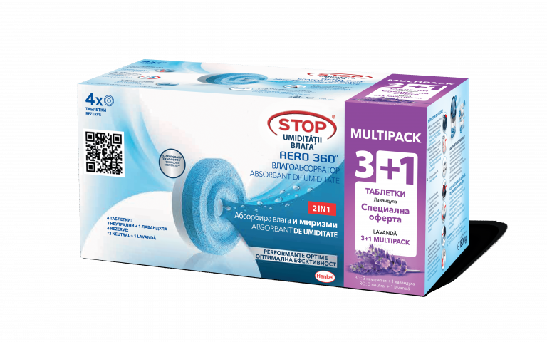 Ceresit Stop Aero таблетки неутрални 3 + лавандула 1х450 г - Влагоабсорбатори