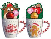 Коледен мъг с бонбони