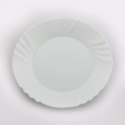 Порцеланова чиния бяла, 20 см - Чинии
