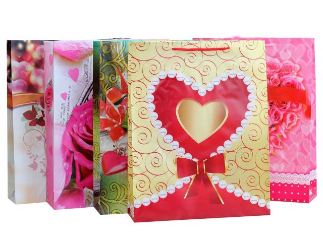 Плик за подаръци 31,5х39,5х9 см микс, снимка 2 - Декорация