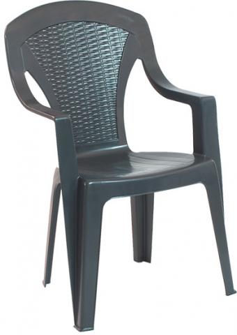Стол ARONA пластмасов с подлакътници и висока облегалка - Pvc столове