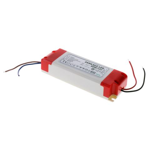 Влагозащитен LED трансформатор  60W-12VDC IP44 - Led ленти и аксесоари