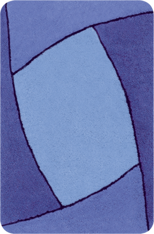 Килимче Fondo, синьо 60x90 - Неплъзгащи се постелки