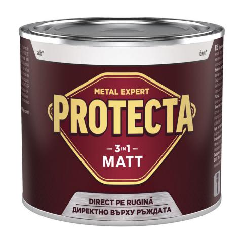 Боя Protecta 3в1 мат бяла 0.5 л - Бои 3в1