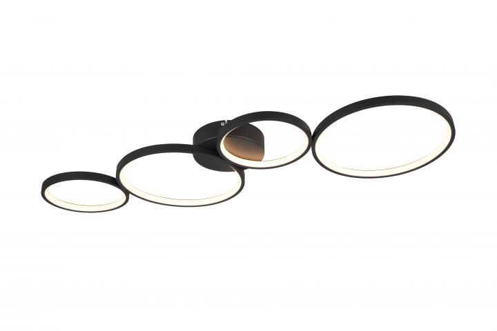 Таванно тяло Trio Rondo 1x37 W LED черно - Плафони