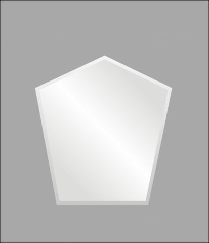 Огледало ''Ирис'' 50х70 петоъгълник - Без осветление