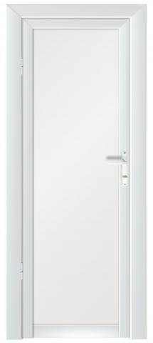 PVC Врата за баня 68/198 см лява, бяла - Врати за баня