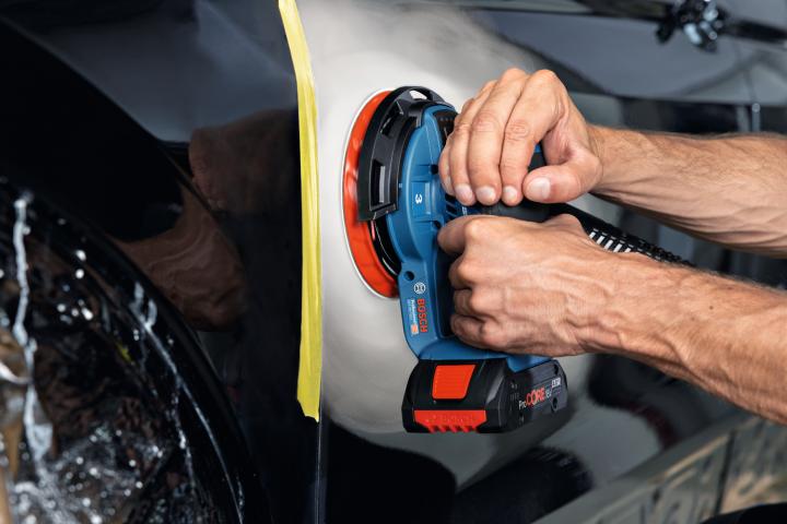 Акумулаторен eксцентършлайф Bosch Blue GEX 18V-150-3, снимка 3 - Ексцентършлайфи