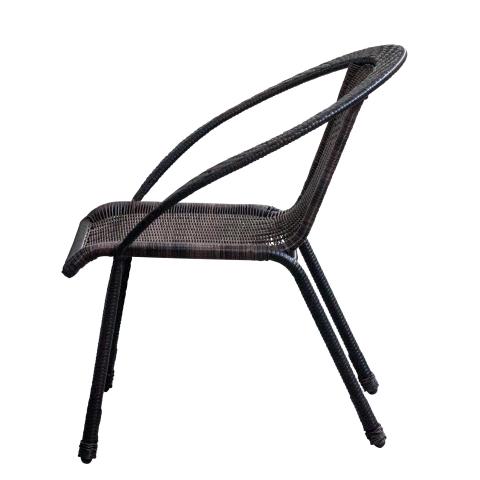 Ратанов стол Marrone, тъмно кафяво, снимка 3 - Ратанови столове