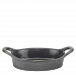 Овална тава Horecano 27х14.3х7 см сива