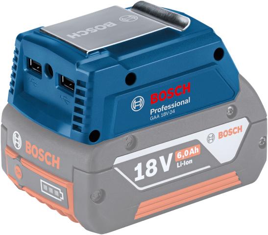 USB адаптер GAA 18V-24 Bosch blue - Батерии и зарядни устройства