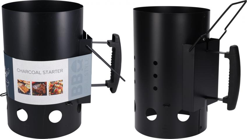 Съд за разпалване на въглища черен - Грил-разпалки