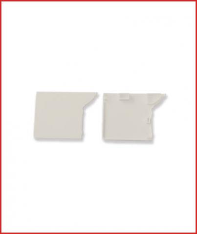 Тапа за двуканален корниз с бордюр 2 бр. - Аксесоари