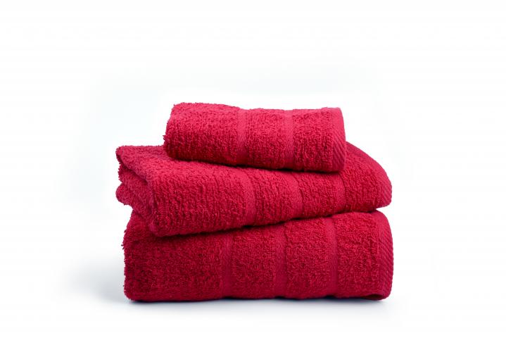 Хавлиена кърпа червена голяма - Хавлии и халати