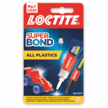 Loctite Super Bond Аll Plastics секундно лепило за пластмаса 2 г+4 мл