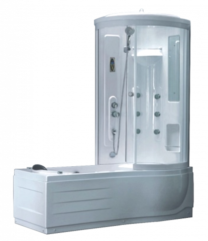 Хидромасажна душ кабина с вана, лява - Хидромасажни кабини