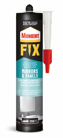 Moment FIX Mirrors&Panels монт. лепило за огледала и плоскости, 440гр. - Монтажни лепила