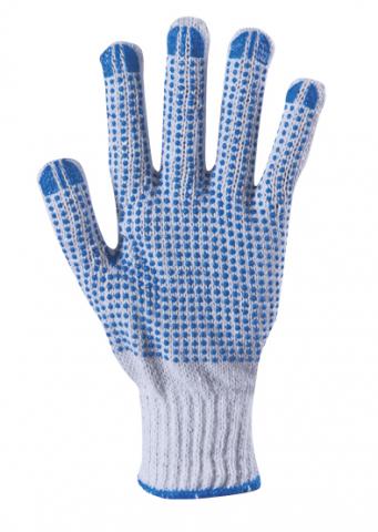 Ръкавици трико с PVC капки р-р 10 PLOVER - Текстилни ръкавици