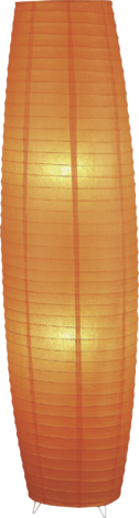 Мира лампион, хартиен,оранжев - Плафони