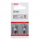 Комплект битове Impact Control PZ2 25 мм Bosch 2 бр.