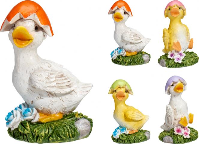 Фигурка пате с черупка, 4 дизайна - Великденска украса