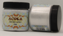 Перлен акрил Лорка 90 г сребро
