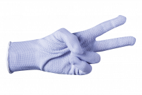 Ръкавици с полимерни капки Funny №7 лилав