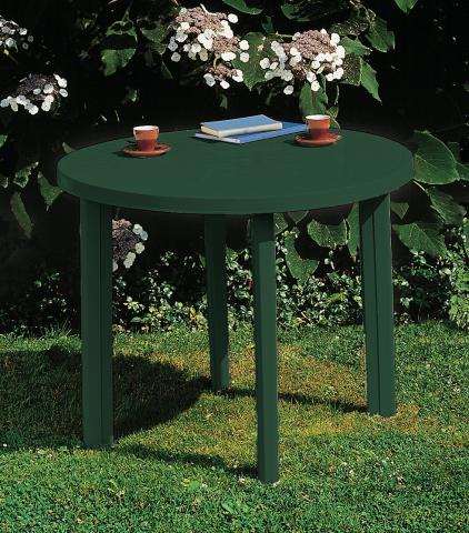 Маса TONDO ф90см., зелена, снимка 2 - Pvc маси