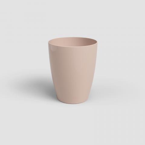 Кашпа за орхидея Fiji ф12.5 см светло розова - Пластмасови кашпи