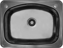 Кухненска мивка  алпака, единична 615х475х180мм