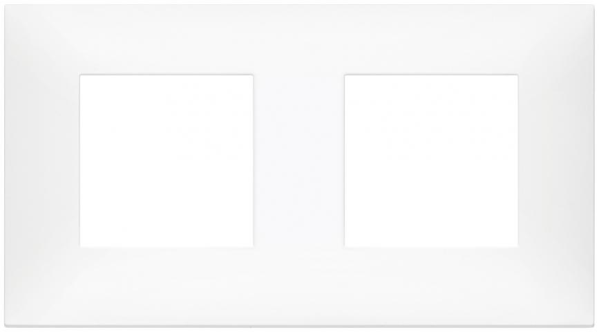Vimar Рамка двойна бял мат - Ключове и контакти
