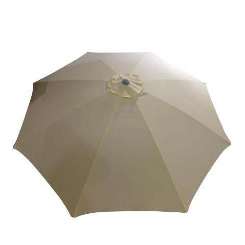 Градински чадър с манивела 8 ребра беж Ф300 - Градински чадъри