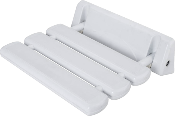 Седалка за баня, стенна, бяла - Инвалидни аксесоари