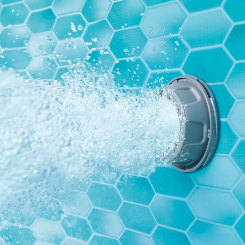 Басейн 457x106 см с помпа и филтър, снимка 4 - Басейни с тръбна конструкция