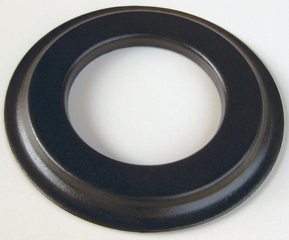 Розетка за стена ф80 мат черен - Кюнци за камини и печки