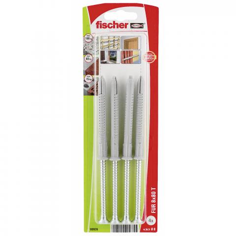 Универсален дюбел Fischer FUR8x80TK - Железария