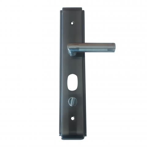 Дръжка за метална врата с десен механизъм за монтаж - Дръжки