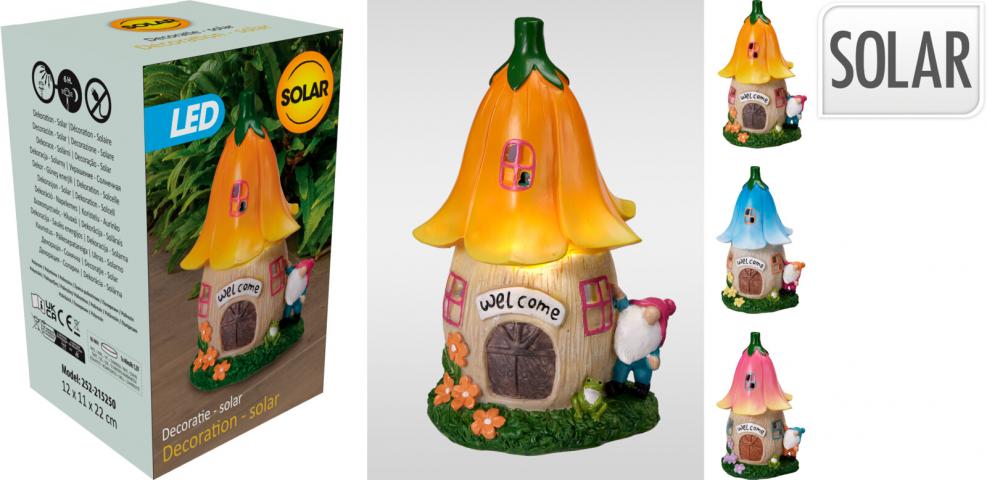 Соларна цветна къща - Соларни лампи