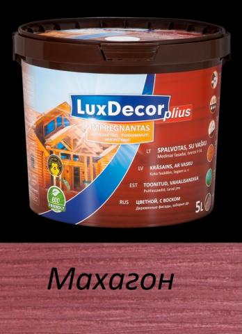 Импрегнатор Luxdecor1л, махагон - Импрегнатори за дърво