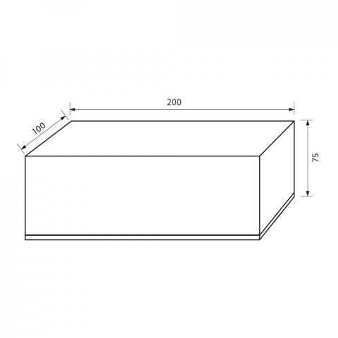 Фасаден LED аплик DUBLIN 8W 600lm 4000K, IP65, бял-черен, снимка 2 - Led прожектори