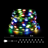 Гирлянд LED  sim 100 разноцветни лампички