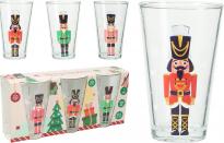 Коледни стъклени чаши 3 броя