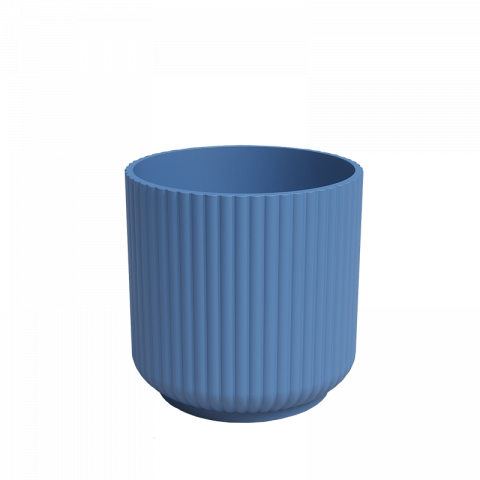 Кашпа Luna ф12 см синя - Керамични кашпи