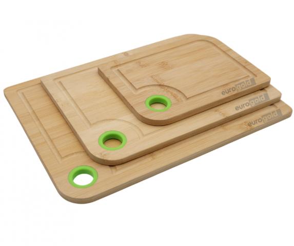 Бамбукови дъски за рязане 3 бр. - Аксесоари за готвене
