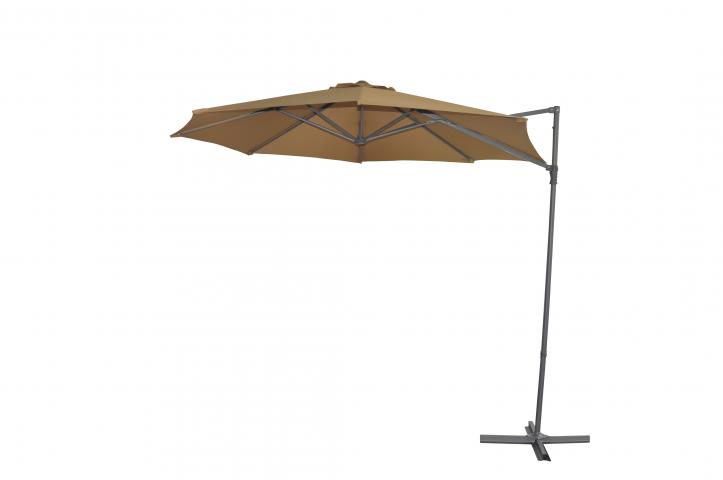 Градински чадър VARADERO ф270см, таупе - Камбана чадъри
